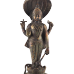 Vintage Brass Vishnu Sheshanaag Standing 17 Inch - Buy Premium Divine Protector Idol | Jaipurio